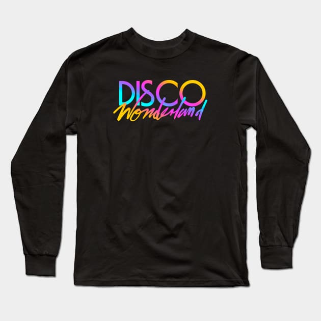 DISCO WONDERLAND Long Sleeve T-Shirt by DISCO DISCO MX